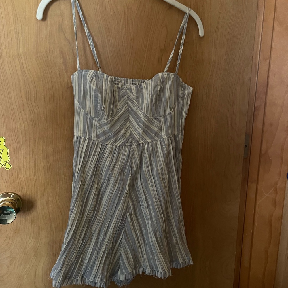 urban outfitters stripe romper